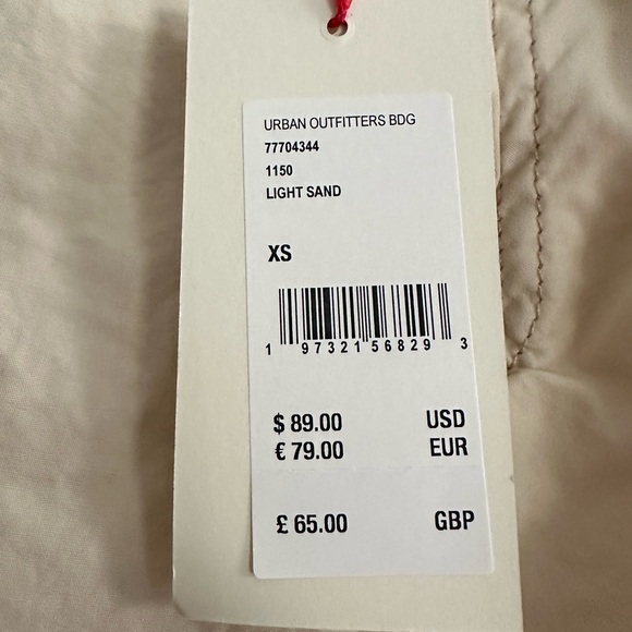 BDG Light Cream Utility Cargo Trousers - Picture 5 of 6